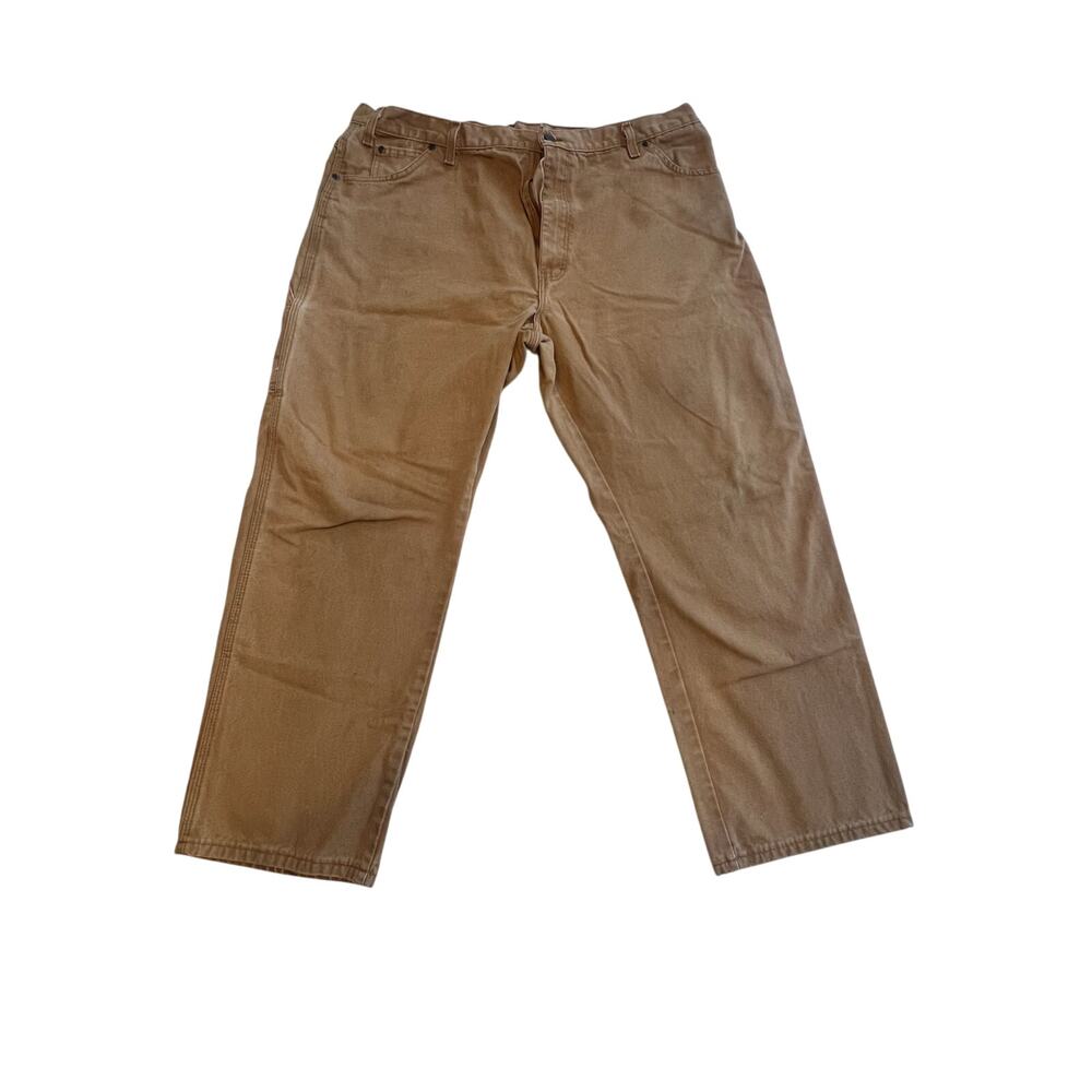 Dickies Men’s Vintage Brown Duck Canvas Carpenter Pants‎ Size 42x30 Chores